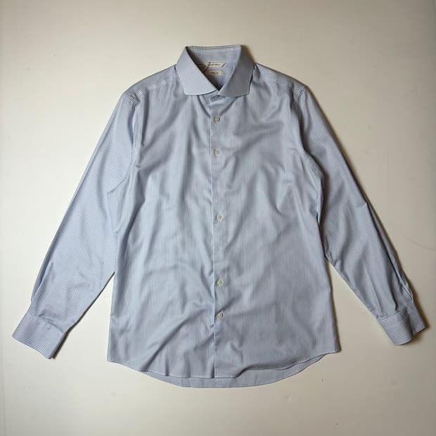 수트서플라이 SUITSUPPLY 스트라이프 옥스포드 셔츠 PN9300