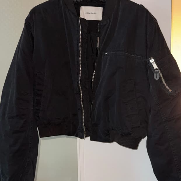 엔타이어 스튜디오 A-4 봄버 자켓 S