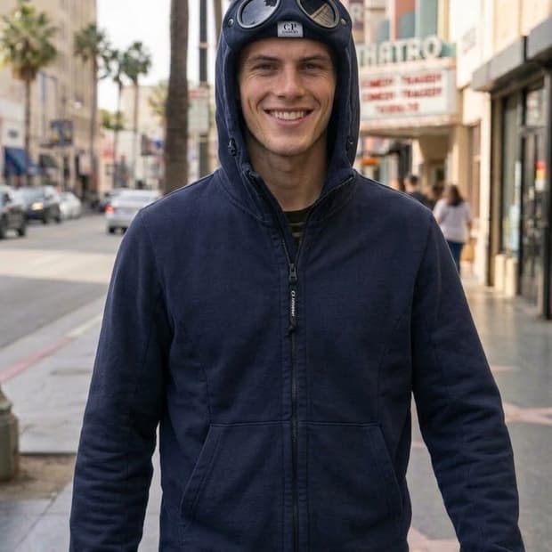 [국내정품] CP  컴퍼니 고글 후드 집업(100사이즈)