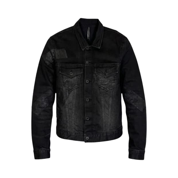 black barrett neil barrett denim jacket