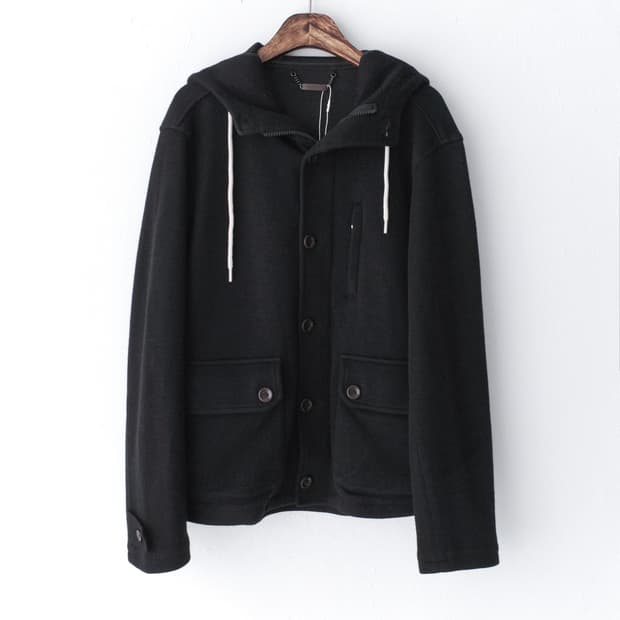 monkey time) button hoodie coat 