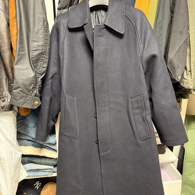 리넥츠 멜튼 울 발마칸 코트 (1사이즈)