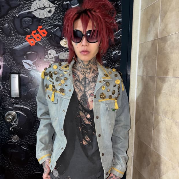 Embellished Military Denim Jacket