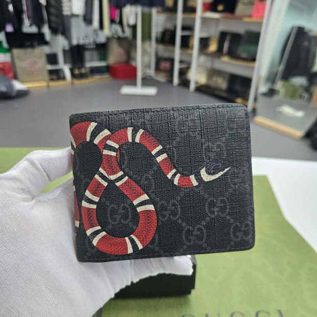 [40%할인] 구찌 킹스네이크 반지갑