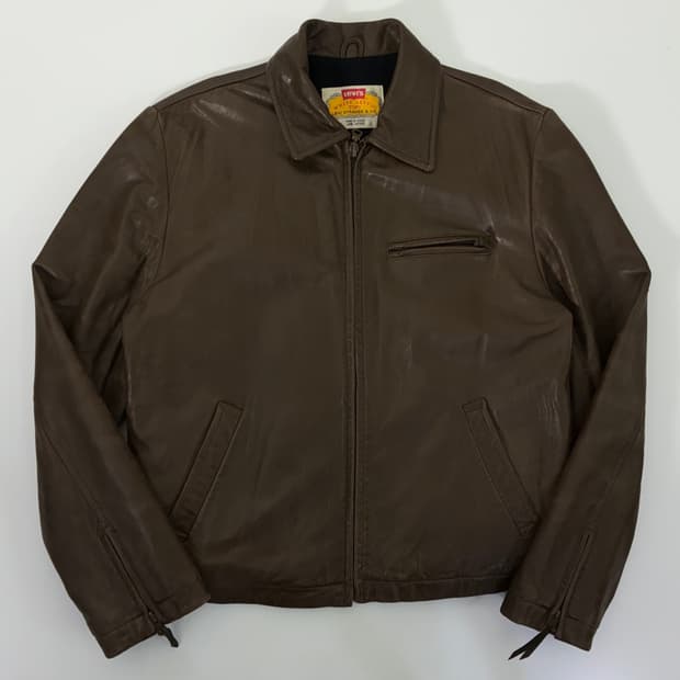 Levi's 리바이스 90‘s 1세대 브라운 쉽스킨 레더 자켓