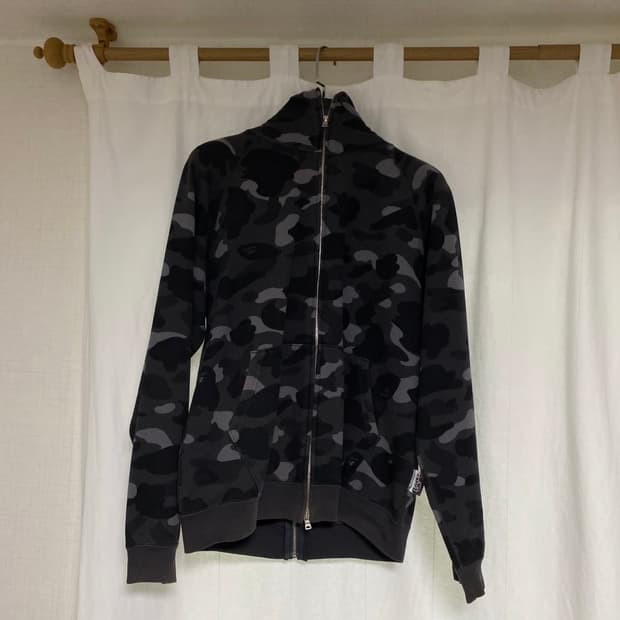 0g 니고 베이프 360 짚 후디 흑계