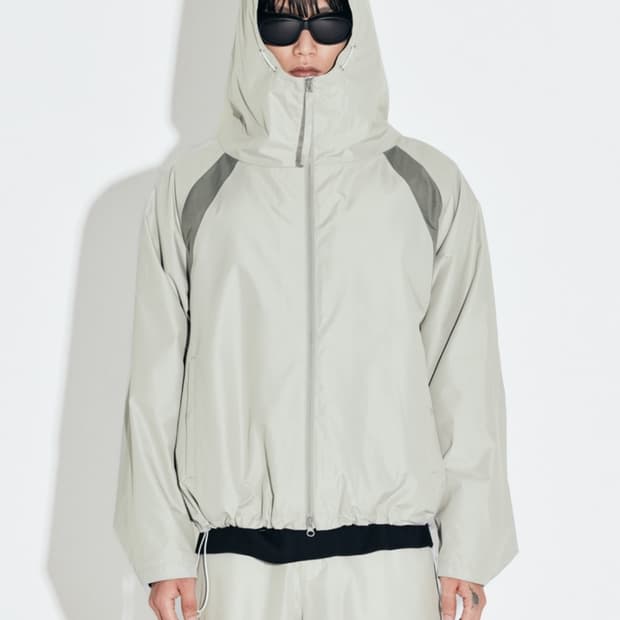 바람막이 gear hood jumper - sage green