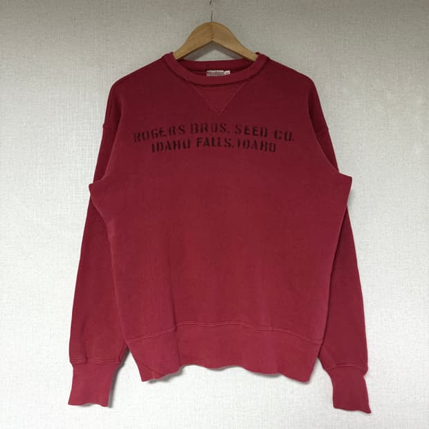 [42]웨어하우스 Lot.403 "ROGERS BROS" 버건디스웻셔츠