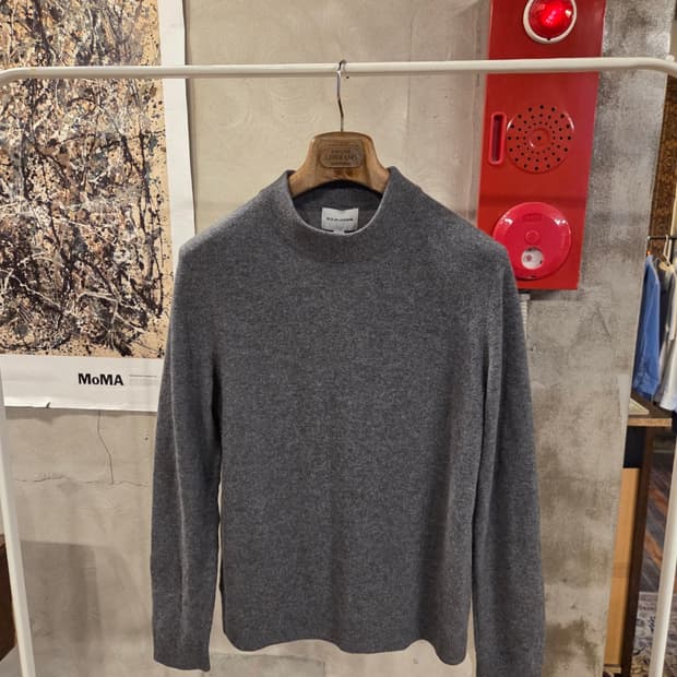 솔리드옴므 캐시미어 모호크넥니트