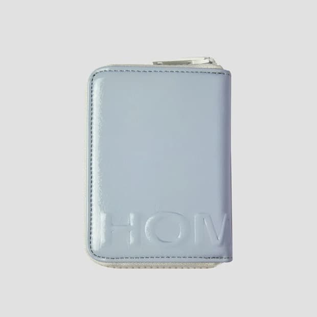 홈보이스포츠클럽 애나멜 지퍼 카드 지갑 (스카이)