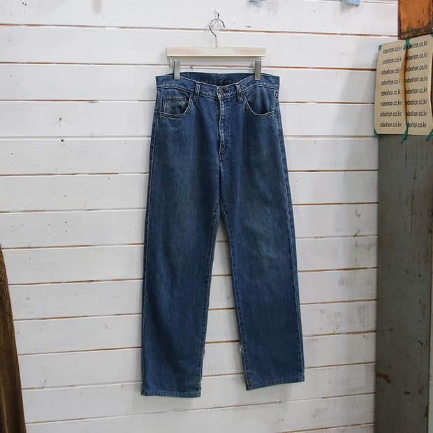 (착용컷) BOBSON 데님 팬츠 (남성용 32)