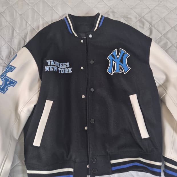 MLB 뉴욕양키스 울 와펜 바시티자켓