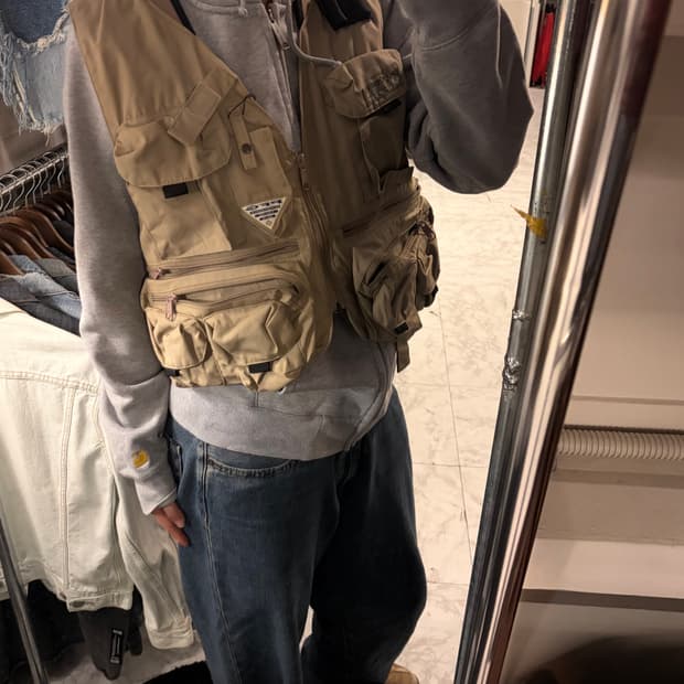 (정품/M) 컬럼비아 피싱 베스트 a1