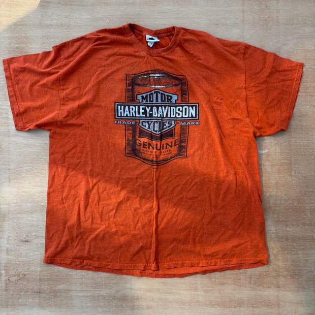 Harley-Davidson Genuine Logo Tee (Orange