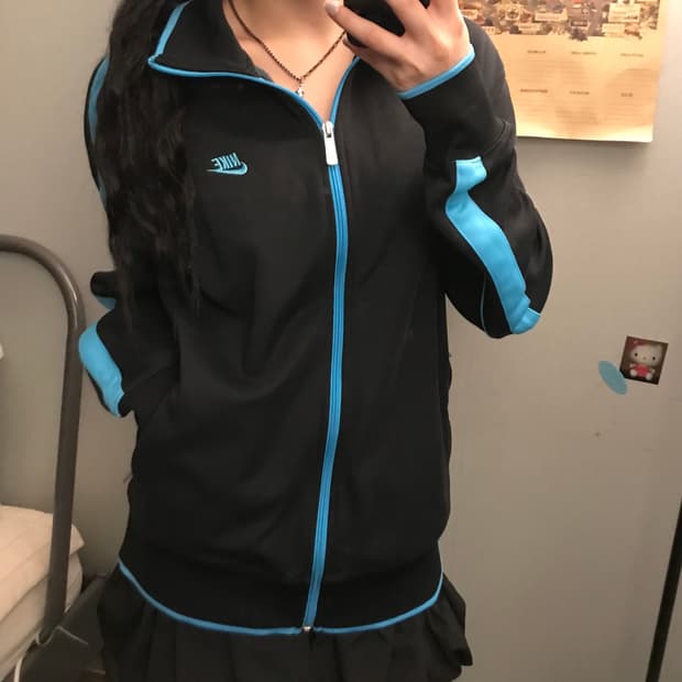 NIKE 나이키 빅사이즈 스포티 블루 트랙 져지