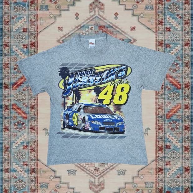 NASCAR Jimmie Johnson 48 그래픽 티셔츠 M