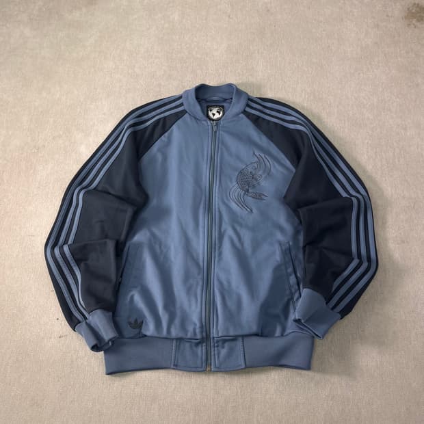 95 아디다스 재팬 잉어 자수 트랙탑 져지