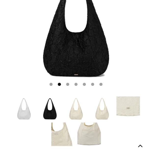 (새상품) 유제 yuje 자카트 로운 백 JACQUARD RAWN BAG