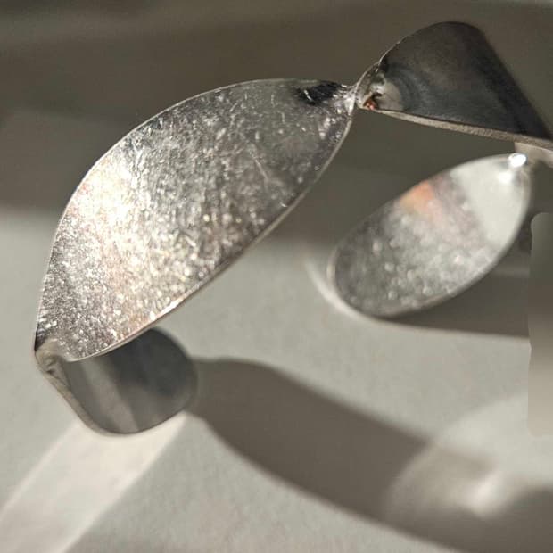 Silver bangle 