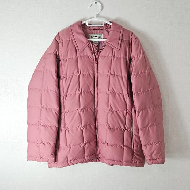 L.L.Bean 구스다운 퀄팅 패디드 자켓 블루종 우먼스 M