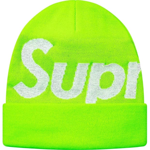 Supreme 3M Big Logo 리플렉티브 슈프림 빅로고 비니