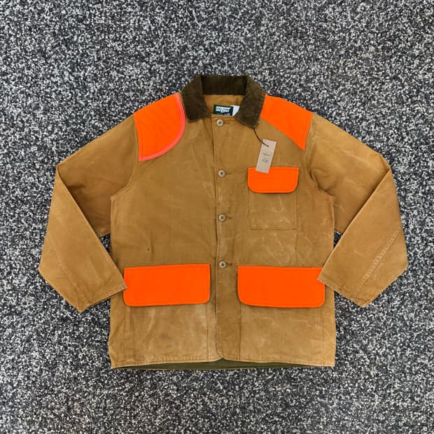 80s SAFTBAK 오리지널 덕캔버스 헌팅 자켓 made in USA 