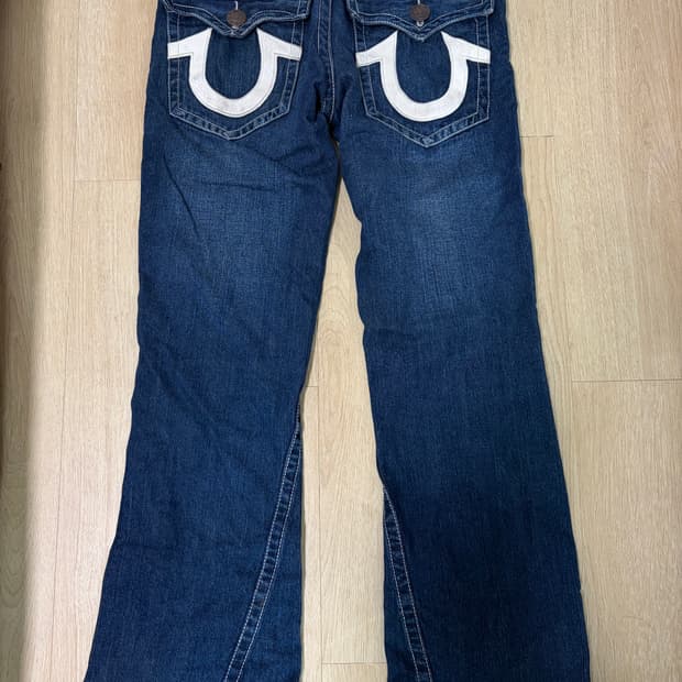 트루릴리젼 usa 가죽패치 부츠컷 30 레어템