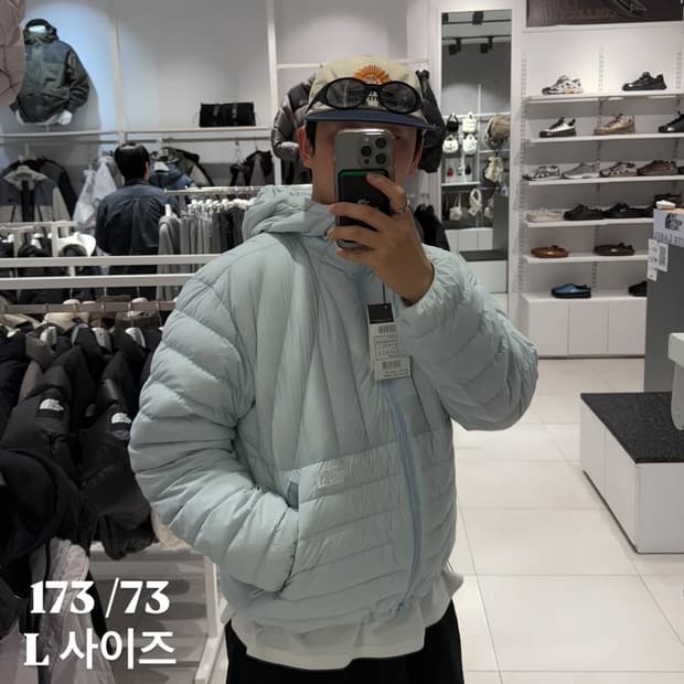 노스페이스 벤투스맛 코어라인 경령패딩