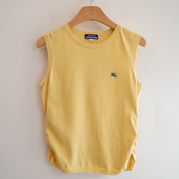 BURBERRY 버버리 블루라벨 슬리브리스 니트