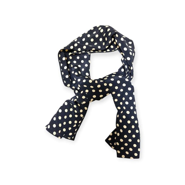 모리걸 미디 땡땡이 스카프 