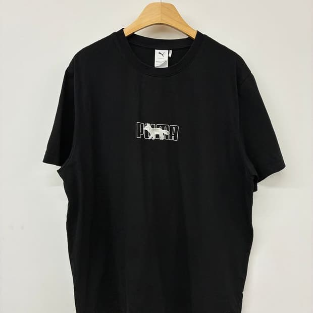 푸마x메종키츠네 로고 프린트 오버 코튼 반팔 티셔츠 PN9771