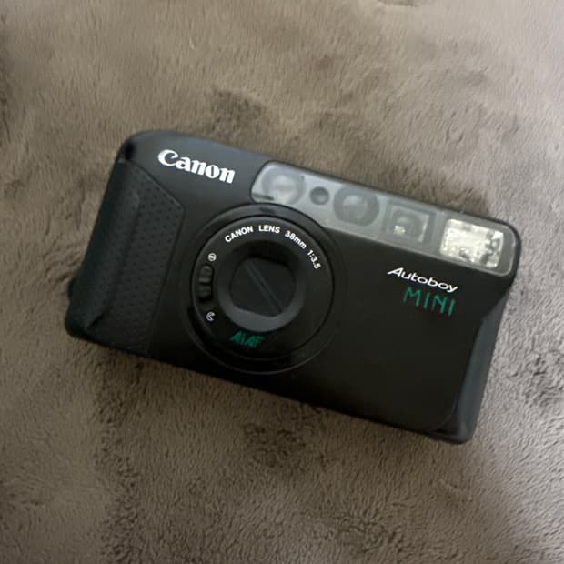 캐논 오토보이 미니 필름 카메라