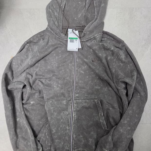 나이키 워싱 후드집업