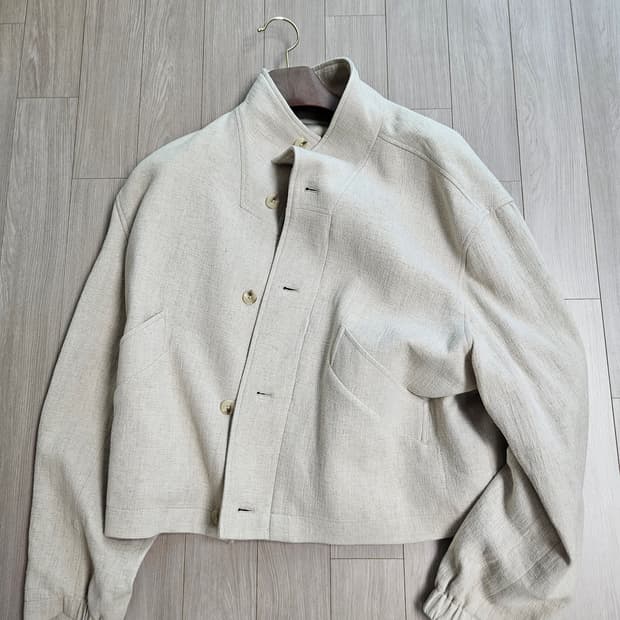 자라 린넨 하이넥자켓 L 105
