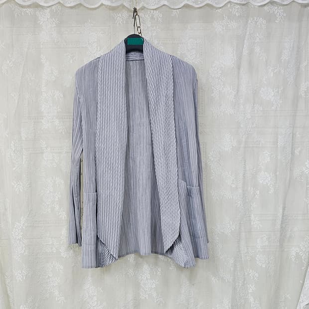 일본빈티지 플리츠 주름 가디건 