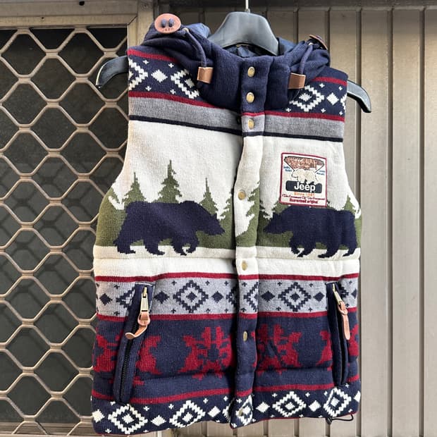 JEEP duckdown  nordic padding vest 