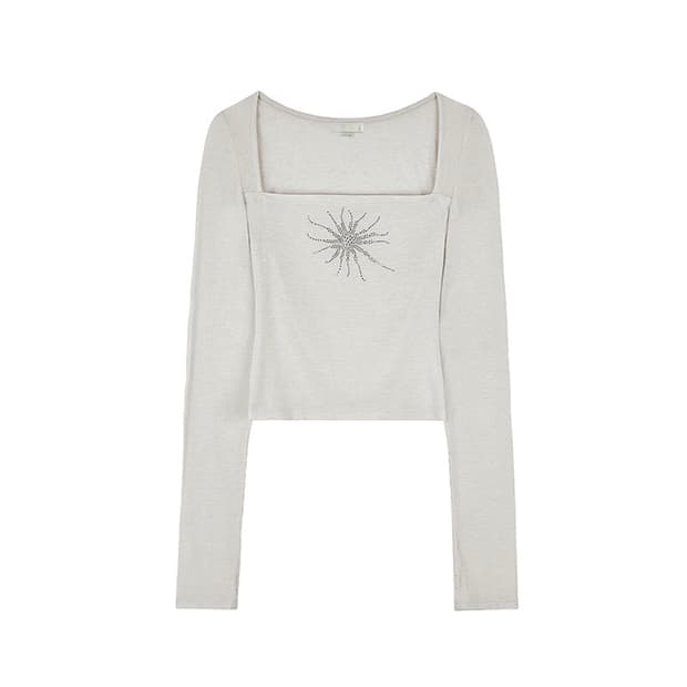 Bonnae본네 HOTFIX FINGER HOLE TOP SKIN