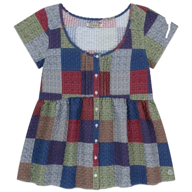 코이세이오 pintuk blouse multi