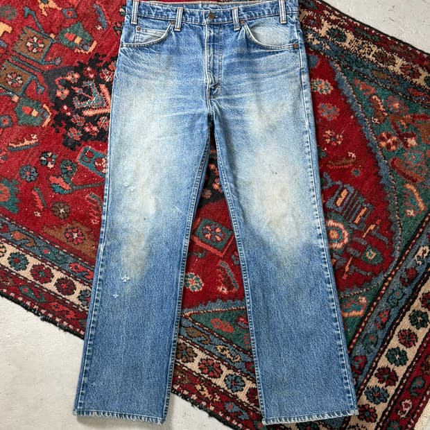 80's Canada Made 빈티지 리바이스 517 오렌지탭