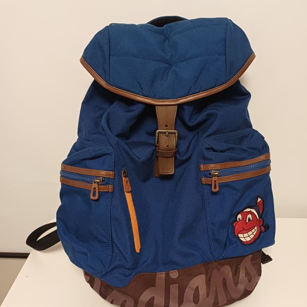 [RARE] MLB 클리블랜드 인디언스 '와후추장' 빈티지 헤리티지 백팩