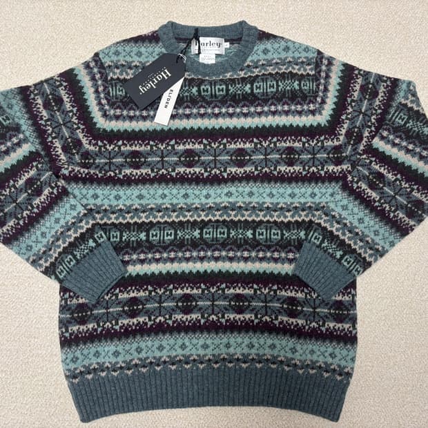 할리 오블 스코틀랜드 페어아일 니트