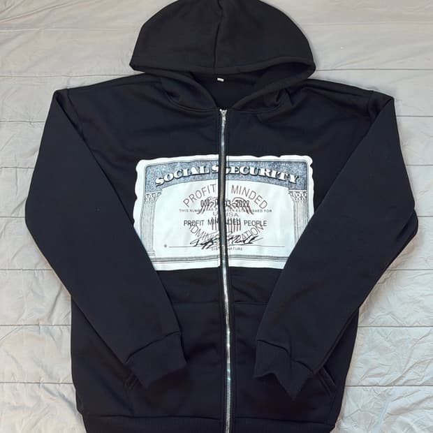 빈티지 후드집업