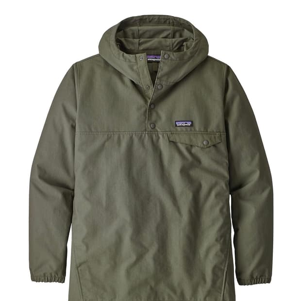 파타고니아 코튼 후디 풀오버 M 올리브