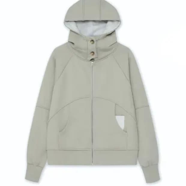 베이비랩 후드집업 그린