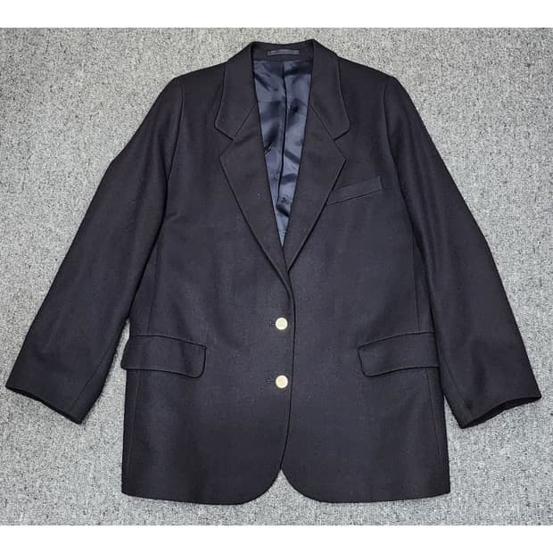 버버리 런던 빈티지 금장 버튼 울 블레이저 자켓 12다크네이비