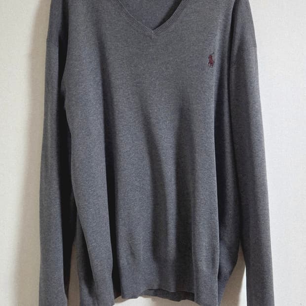 폴로 랄프로렌 브이넥 니트