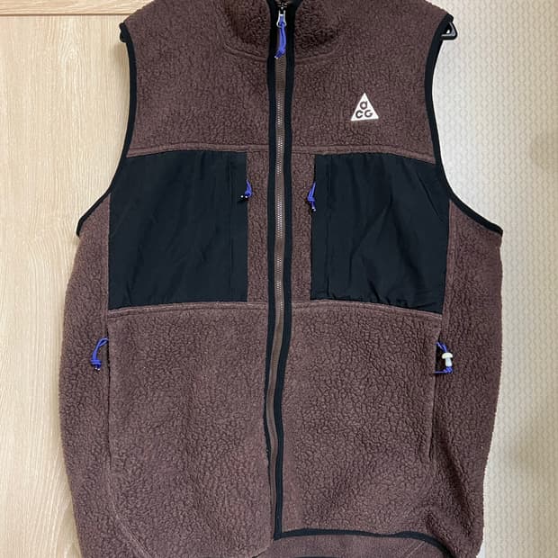 나이키 acg 플리스 후리스 베스트 조끼 브라운