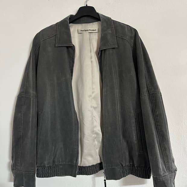 더오픈프로덕트 (오픈 와이와이) 집업 트러커 면자켓 