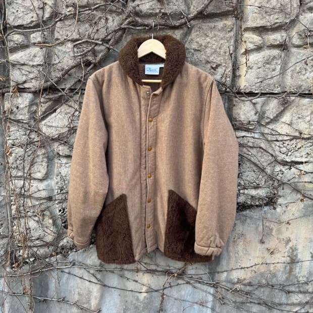 80~90s gem sportswear 빈티지 미군 곰내피 쉐르파 자켓