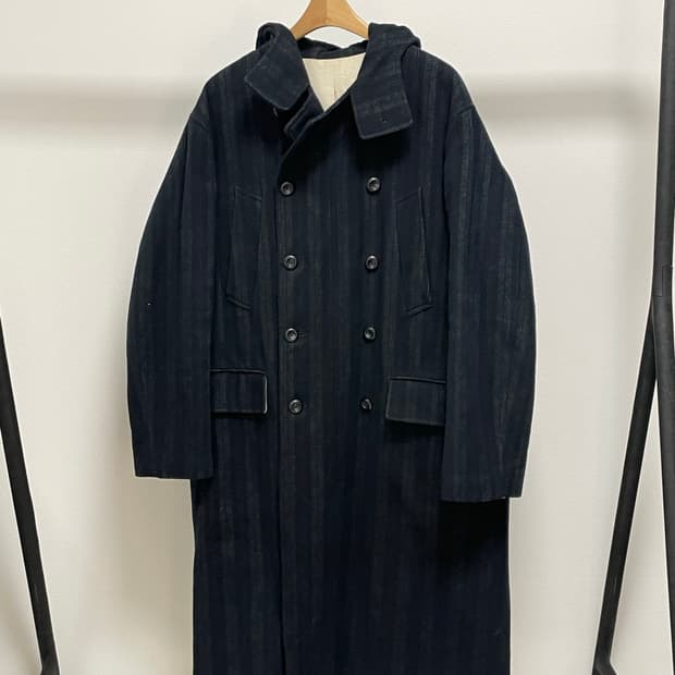 Wardrobe41 Double monk coat back stripe